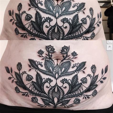 lower belly tattoo woman|female tattoos on stomach.